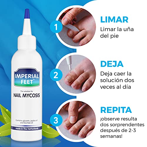 Tratamiento Hongos Uñas Pies con Lima De Uñas | Eliminador de hongos en las uñas | Nail Mycosis | Extra Grande 75ML