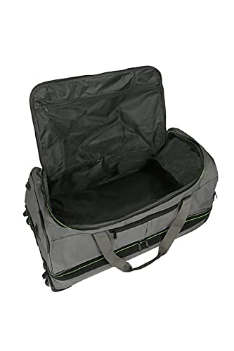 Travelite Sac de voyage à roulettes "Basics" 70cm gris/vert Bolsa viaje, 70 cm, 98 liters, Varios colores (Gris/vert)