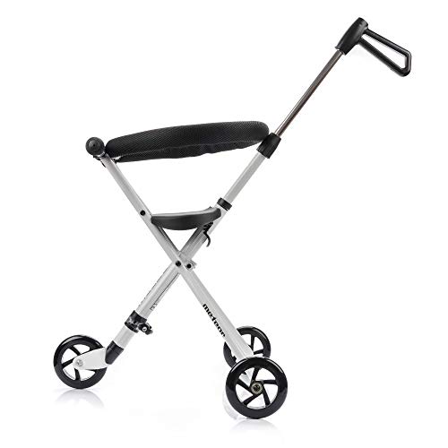 Triciclo Cochecito - Carrito Deportivo Plegable y Compacta para niño - Ultraligera 3 kg Triciclos Bebé Reclinable - Peso Máximo 25 kg (Meedo)
