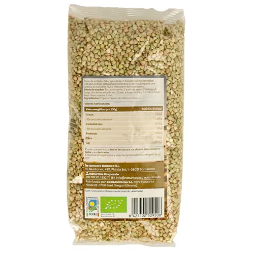Trigo sarraceno Sin Gluten Bio 500 g Naturitas | Vegan | Sin gluten | Rico en fibra | Versátil