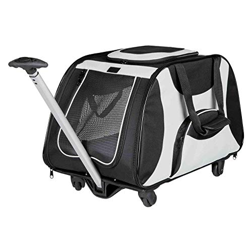 Trixie - Trolley, nylon, 34 x 43 x 67 cm, color negro y gris
