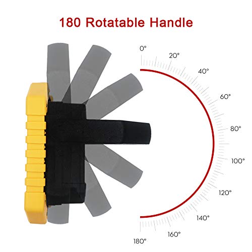 Trongle Luces LED Recargables de Trabajo, 30W, Luz de Seguridad con 3 Modos COB al Aire Libre, Luces de Camping con USB Impermeable para Garaje, Pesca, Senderismo, 2 Paquetes (Batería Incluida)