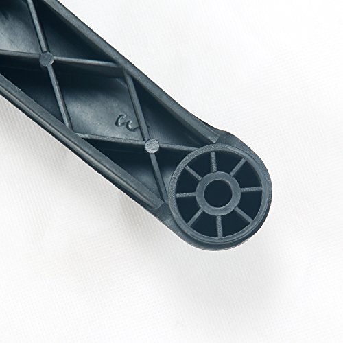 TUKA Base Silla Oficina 5 Radios, Nylon Base de Repuesto para Silla de Ordenador, para 11 mm Ruedas, Negro, TKD5101