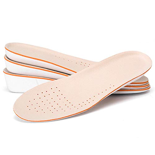 Tukistore Aumentar la Plantilla de Altura 1.5cm / 2.5cm / 3.5cm Transpirable Alta Completa Zapato Aumento de Almohadillas para Cojines Interiores Plantilla Invisible Tacones para Hombres Mujeres