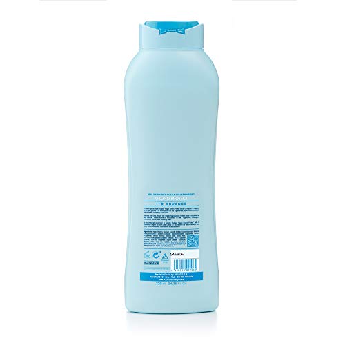 Tulipán Negro Gel de Baño Ozono 720 Ml, Azul
