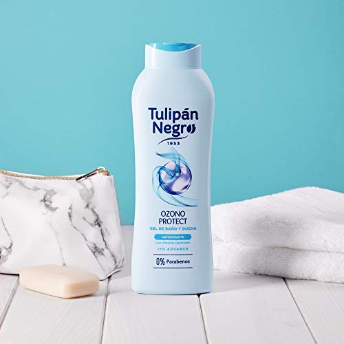 Tulipán Negro Gel de Baño Ozono 720 Ml, Azul