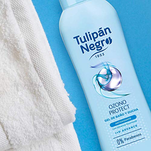 Tulipán Negro Gel de Baño Ozono 720 Ml, Azul