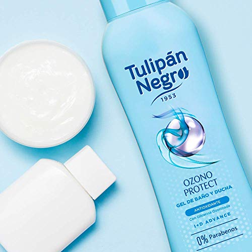 Tulipán Negro Gel de Baño Ozono 720 Ml, Azul