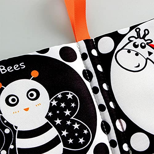 tulipes Libro De Tela para Bebés De Primera Infancia Paño del Bebé Libro Acerca Colas Estimulación Sensorial del Recién Nacido La Primera Infancia Juguetes Educativos Regalo Interactivo Big Sale