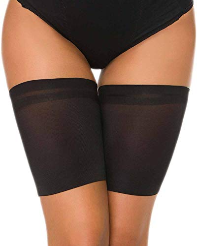Tuopuda Sexy Bandas Elásticas Antirrozaduras Muslo Previene las Rozaduras Bandas Antideslizantes de Silicona Invisible