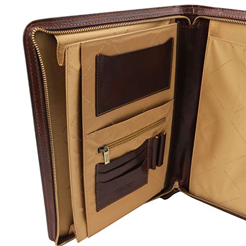 Tuscany Leather Ottavio Portadocumentos en Piel Negro