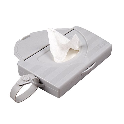 Ubbi On The Go - Dispensador de toallitas, color gris