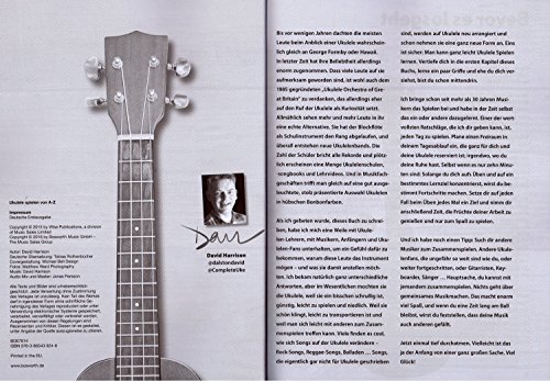 Ukelele Jugar de la a a la Z, escuela de David Harrison – detailreichsten y minuciosas pulsadores en el juego de la Ukelele imt CD y Dunlop Púa – Bosworth Music boe7814 9783865439246