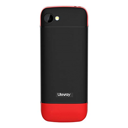 Uleway Teléfonos Móviles Simple para Ancianos con Teclas Grandes, Fácil de Usar Teléfono Móvil Básico para Personas Mayores con Cámara (Batería con paño Aislante)