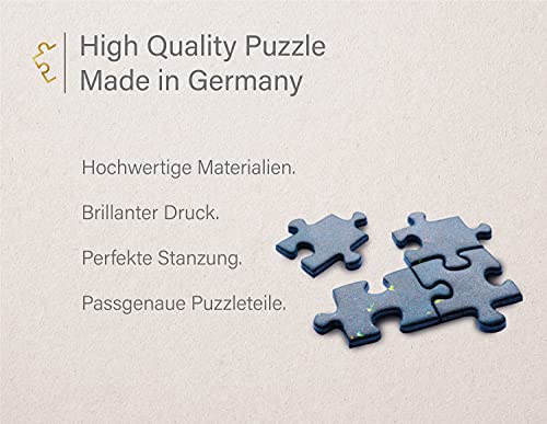 Ulmer Puzzleschmiede - Puzzle "Una rica cosecha": Puzzle de 1000 piezas - Motivo de cocina con una variedad de frutas y verduras - con grandes colores