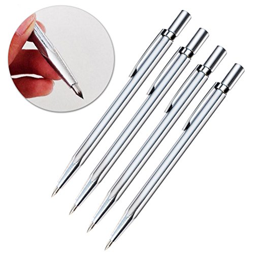 ULTNICE 4 Unids Tungsten Carbide Tip Scriber Grabado Grabado Pluma Talla Grabador Scriber Herramientas de Acero Inoxidable Cerámica y Vidrio