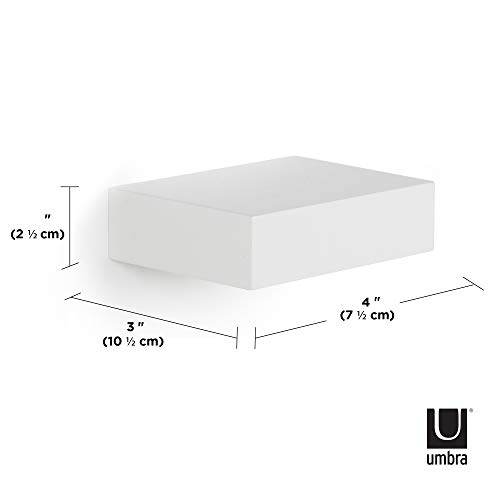 Umbra 325560-660 Showcase - Juego de 3 módulos de estantería, color blanco