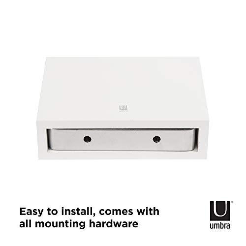 Umbra 325560-660 Showcase - Juego de 3 módulos de estantería, color blanco