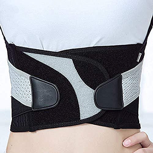 Una abrazadera para la espalda, corrección de cifosis para adultos con órtesis de postura corporal Corrección de postura de la columna vertebral Invisibilidad Cinturón para la ropa Tirantes para la