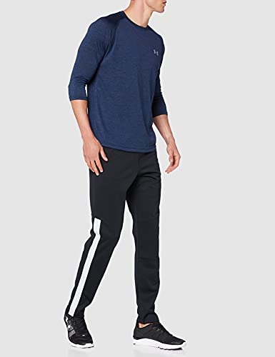 Under Armour Athlete Recovery Knit Warm Up Bottom Pantalón, Hombre, Negro, LG