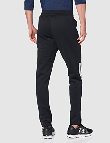 Under Armour Athlete Recovery Knit Warm Up Bottom Pantalón, Hombre, Negro, LG