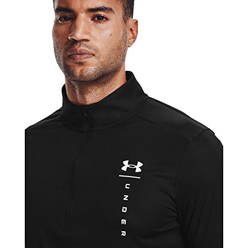 Under Armour Camiseta Funcional de Manga Larga para Hombre Speed Stride Shock HZ, Ligera y de Secado rápido.