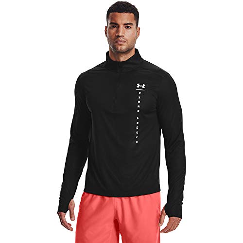Under Armour Camiseta Funcional de Manga Larga para Hombre Speed Stride Shock HZ, Ligera y de Secado rápido.