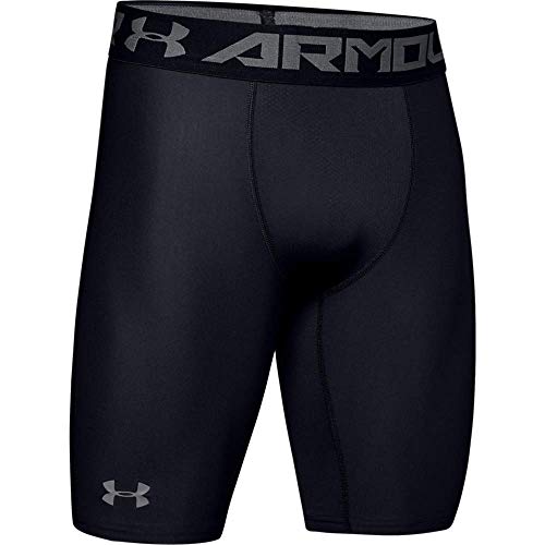 Under Armour Heatgear 2.0 Long pantalón de compresión, Hombre, Negro (Black/Graphite), M