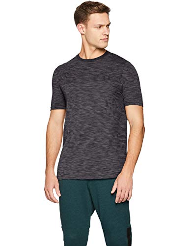 Under Armour Vanish Seamless Short Sleeve Camiseta, Hombre, Gris (Steel/Black 035), XL
