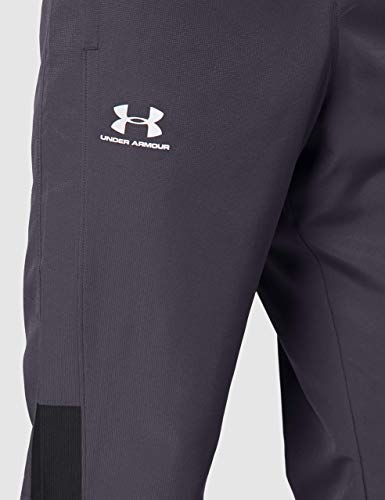 Under Armour Vital Woven Pants, pantalones largos Hombre, Negro (Black / Black / Onyx White) , M