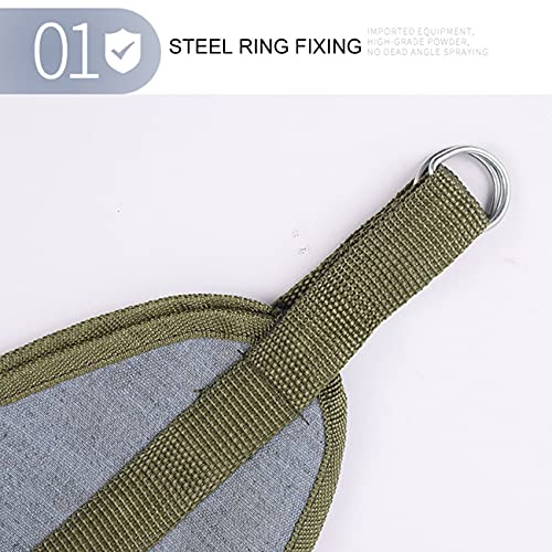 Uniqueheart Cinturón de tracción Cervical Engrosamiento y cinturón de tracción Cervical inmovilizado Duradero para Adultos y niños - Gris