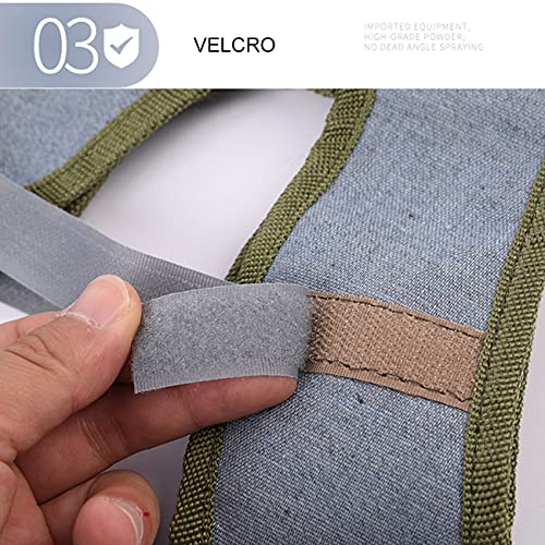 Uniqueheart Cinturón de tracción Cervical Engrosamiento y cinturón de tracción Cervical inmovilizado Duradero para Adultos y niños - Gris