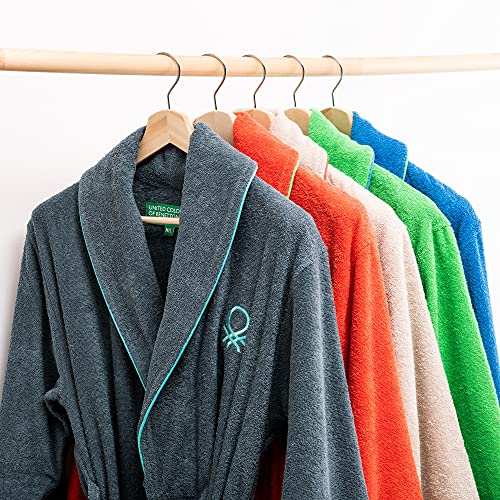 UNITED COLORS OF BENETTON. Albornoz M/L 360GSM 100% ALGODÓN (Gris)