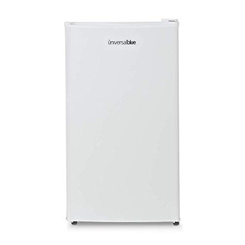 UNIVERSALBLUE Mini Frigorífico | Nevera Pequeña 84L | Bajo Encimera | Puerta Reversible | Minibar
