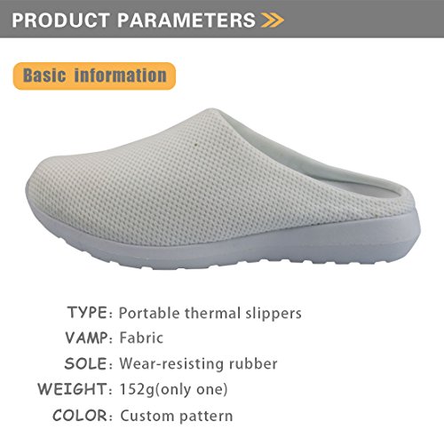 UOIMAG, Zapatos de Enfermera con Dientes, Regalo para Mujer, Zapatos sin Cordones para Enfermera, Sandalias Informales para el hogar, Zapatillas de Enfermera 41EU
