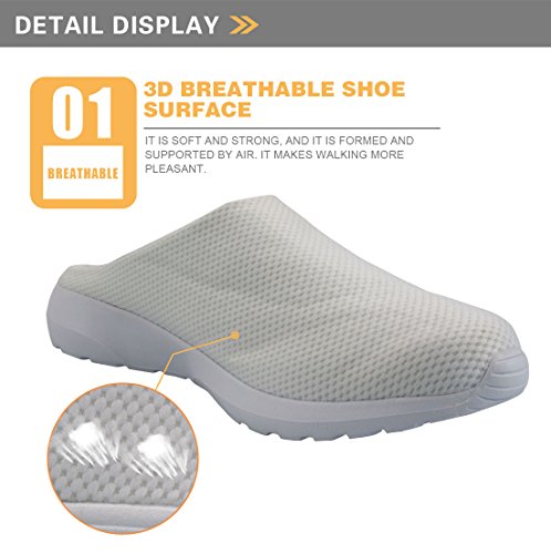 UOIMAG, Zapatos de Enfermera con Dientes, Regalo para Mujer, Zapatos sin Cordones para Enfermera, Sandalias Informales para el hogar, Zapatillas de Enfermera 41EU