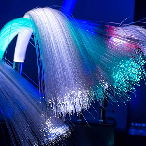 Uonlytech Guirnalda de luces LED (0,75 mm, 100 m, fibra de vidrio), diseño de cielo estrellado