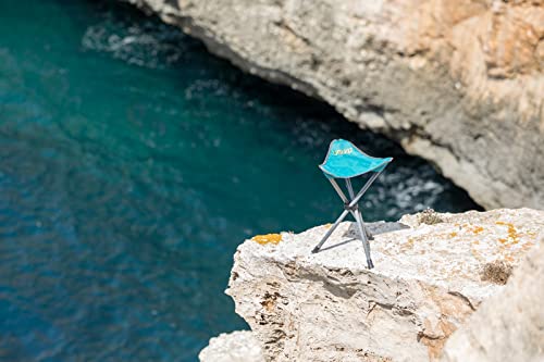 Uquip Darcy - Taburete XL Plegable para Acampar, Cazar y Actividades al Aire Libre - Azul
