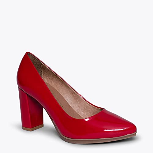 Urban Charol Zapatos de Charol Rojos con tacón Alto