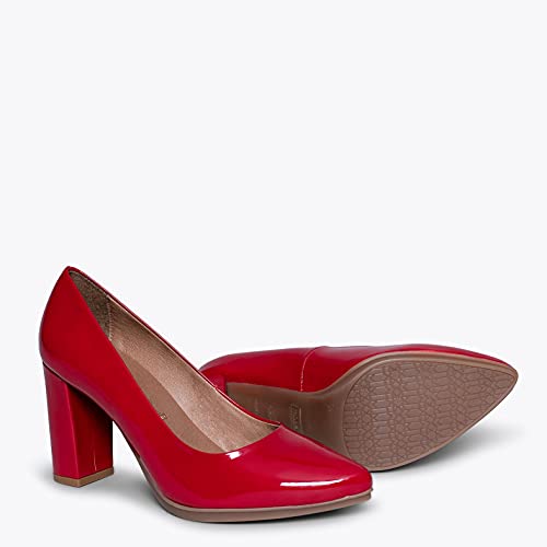 Urban Charol Zapatos de Charol Rojos con tacón Alto