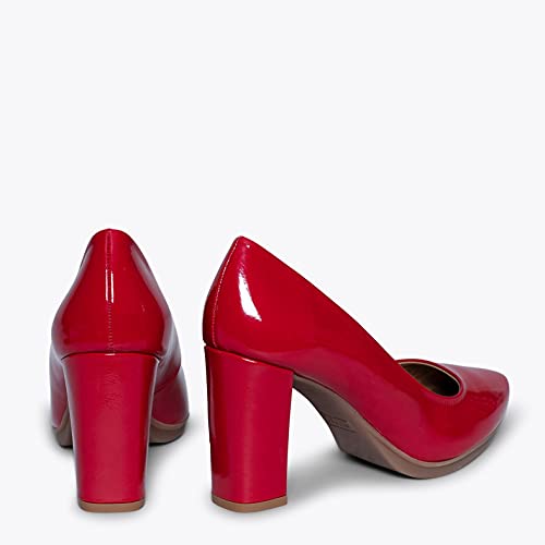Urban Charol Zapatos de Charol Rojos con tacón Alto