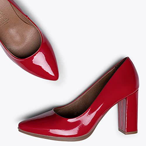 Urban Charol Zapatos de Charol Rojos con tacón Alto