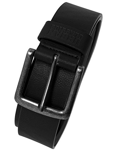 Urban Classics Cinturón de imitación de Piel, Negro (Black 7), XL (130 cm Longitud) Unisex Adulto