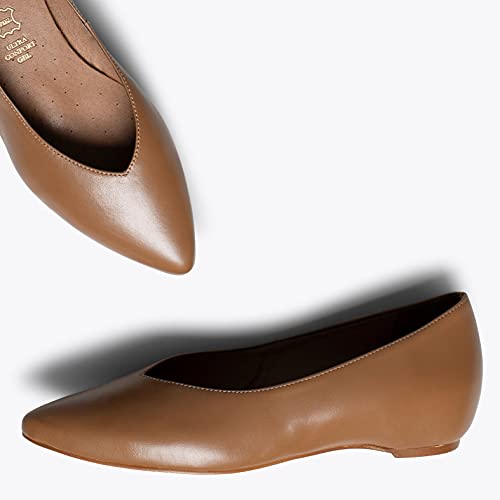 Urban CUÑA Zapatos Camel con cuña Interna