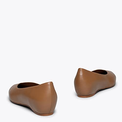 Urban CUÑA Zapatos Camel con cuña Interna