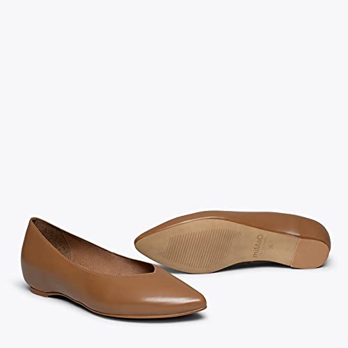 Urban CUÑA Zapatos Camel con cuña Interna