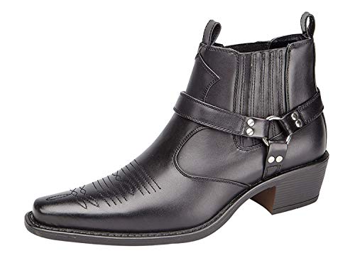 Us Brass - Botas para hombre, color negro, talla 45