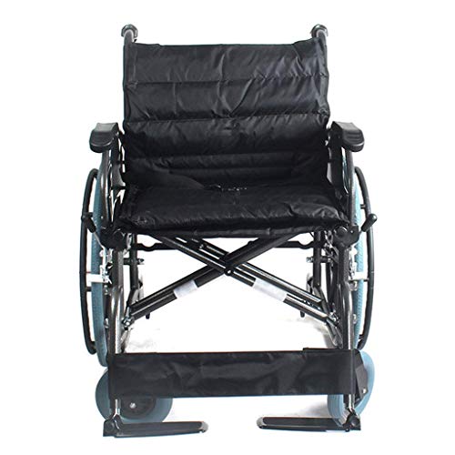 UWY Acero al Carbono de Gran tamaño, ensanchado y Reforzado, para Personas obesas, parapléjico, Silla de Ruedas Manual, Silla de Ruedas Plegable para discapacitados de Mediana Edad y Avanzada