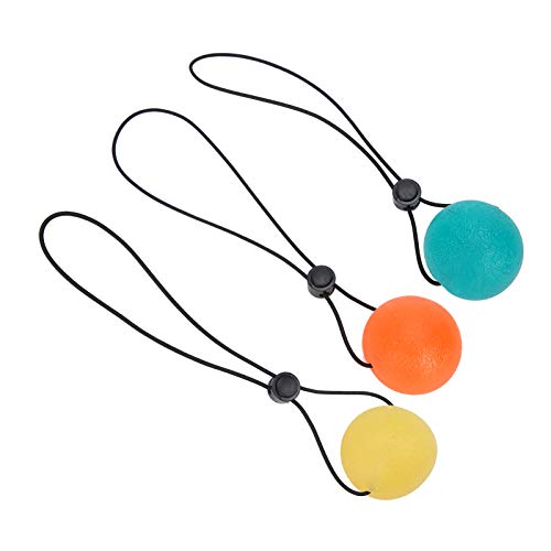 Uxsiya Pelota de Ejercicio de Mano Pelota de Ejercicio de Dedo hipoalergénica Pelotas de Ejercicio de muñeca de Mano para el síndrome del túnel carpiano(#3)