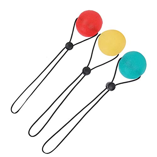 Uxsiya Portable Fidget Squeeze Toys 3pcs Stress Relieve Grip Ball Ejercicio de Mano Bolas de Alivio del estrés para Reducir la tensión Muscular. para el síndrome del túnel carpiano(#2)